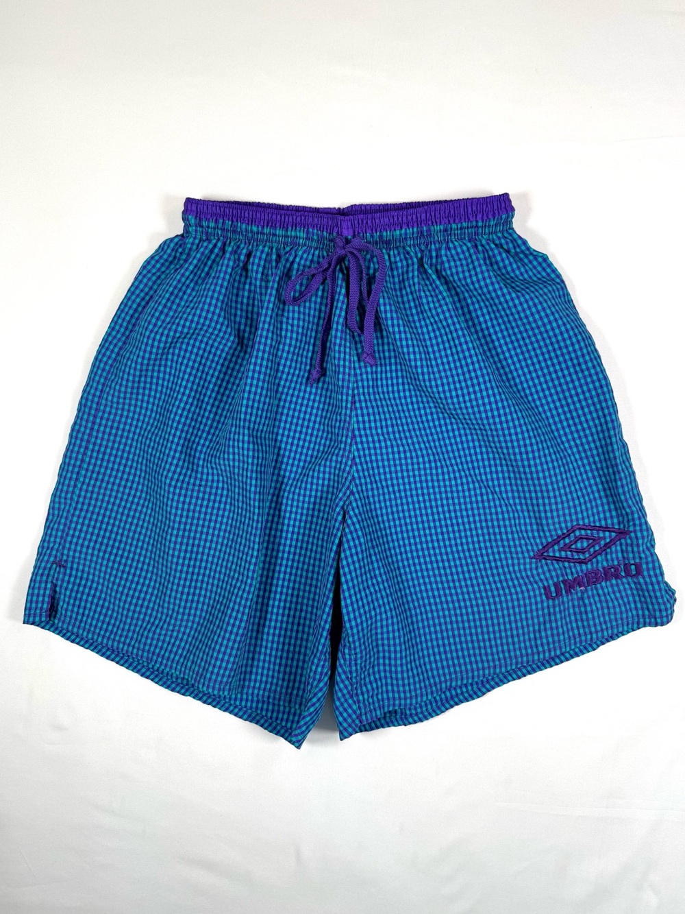 VINTAGE UMBRO Unisex Nylon Shorts XS Soccercore Terrace Style Y2K Retro Athletic